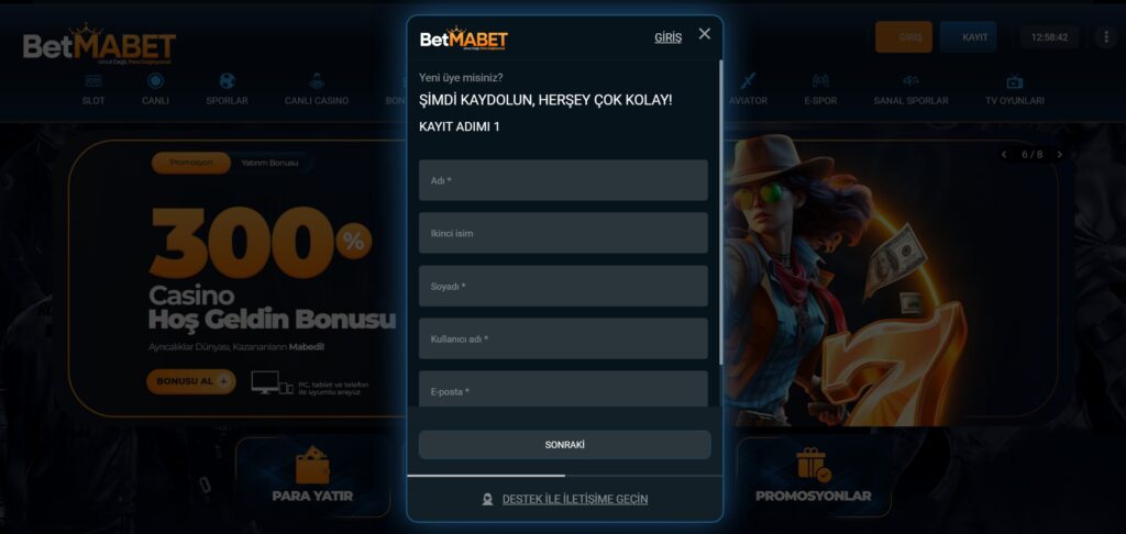 betmabet kayıt